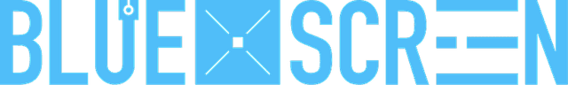 Blue screen logo