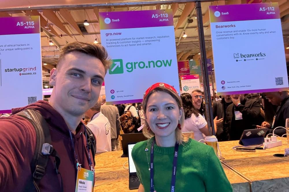 Kazakhstan AI startups showcase their technologies at Web Summit in Lisbon